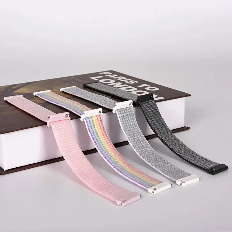 Nylon Sport Strap Bracelet - 20/22mm Adjustable Wristband