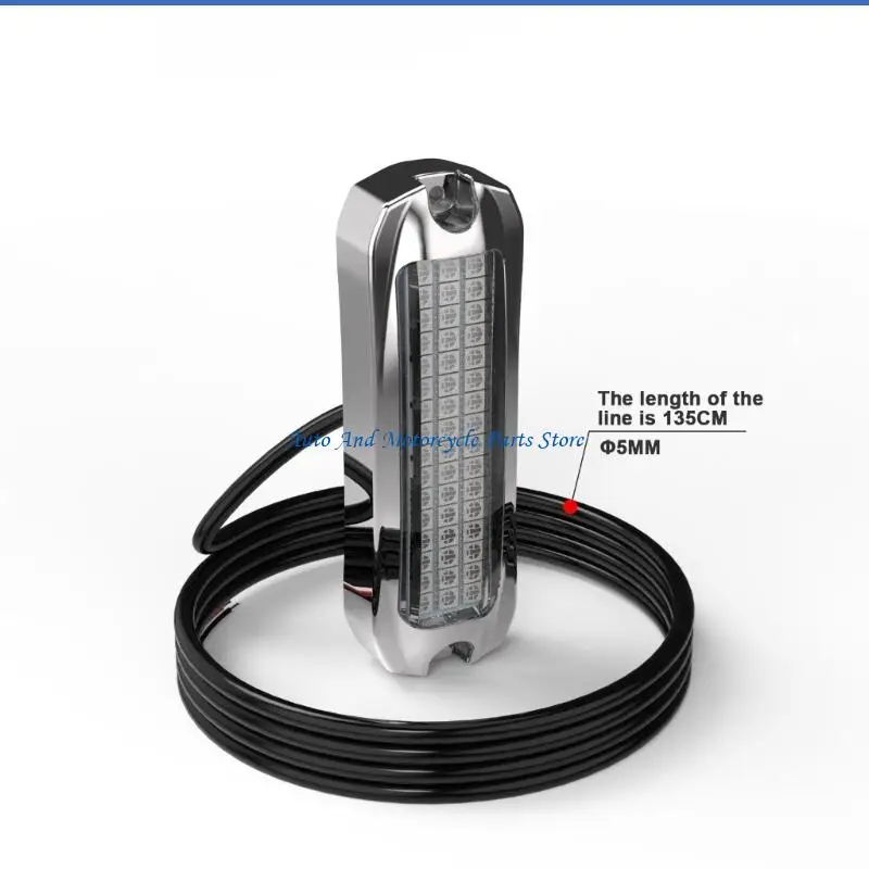 P9FD Low Power 24 bis 36 W 48 LEDs 10 bis 30 V Bootsleuchte Wasserdicht IP68 Edelstahl 316 für Marineanwendungen Schnelle – Detail 8