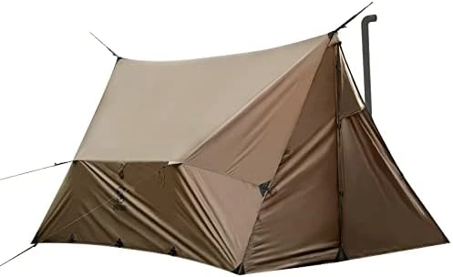 Hammock Hot Tent with Stove Jack, Versatile Lightweight Waterproof Camping  Tarp with Zippered Tent Bag, PU3000mm