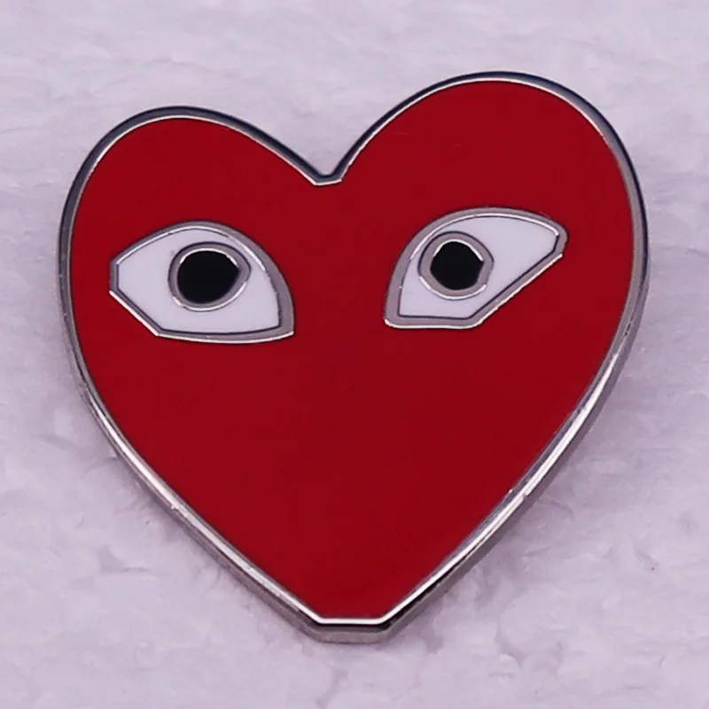 Heart Cartoon Badge Denim Jacket Backpack Pin Decoration Cute