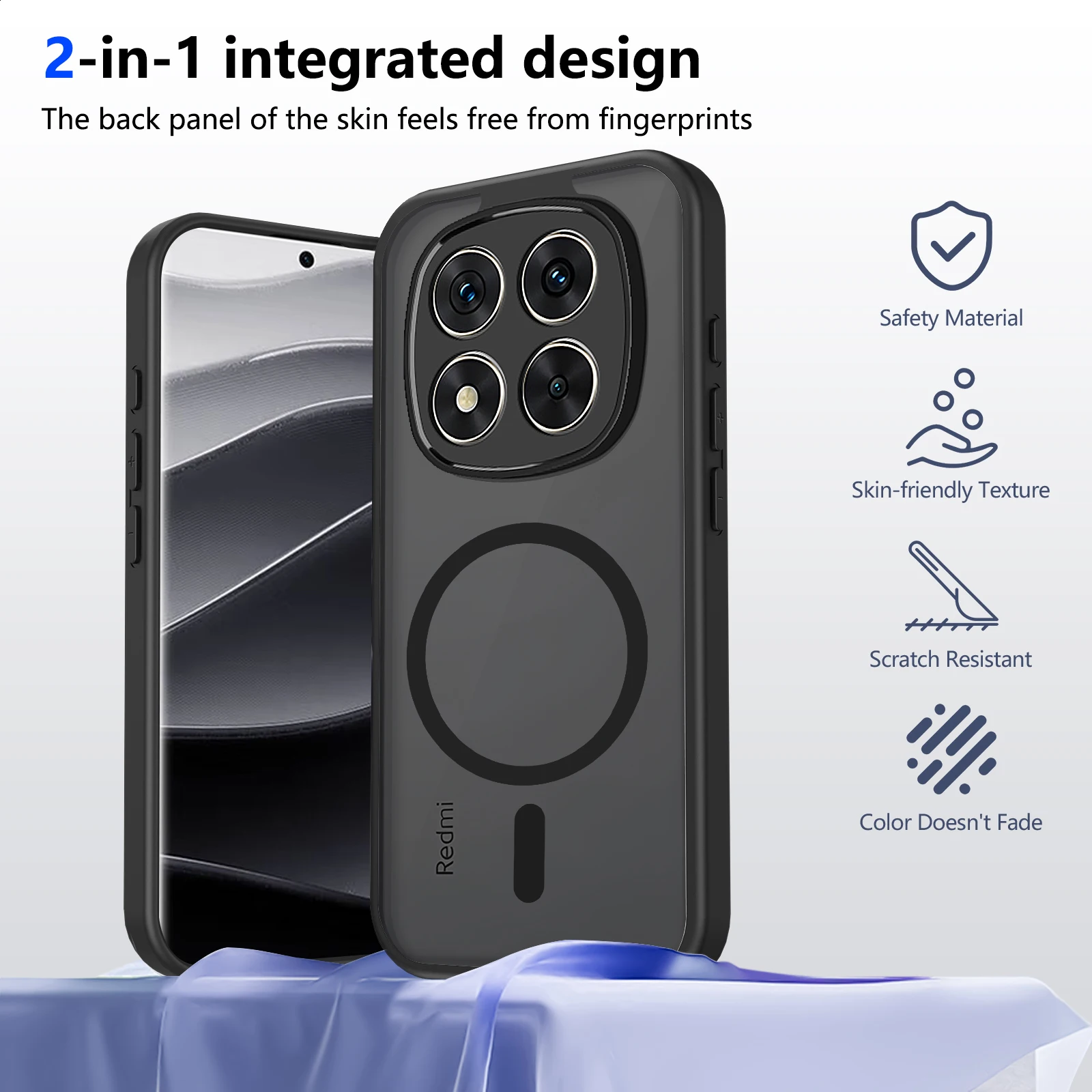 Magnetic Shockproof Acrylic Phone Case