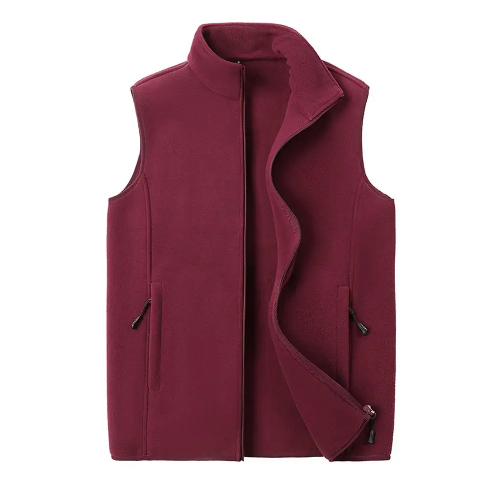 Autumn Fashion Plus Size Male Warm Waistcoat Fleece Vest Men's Lamb Cashmere Warm Sleeveless Coat Men Brand Clothing Winter Vest fashionable vests sleeveless vests sleeveless vest