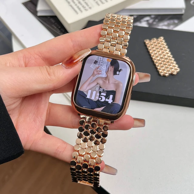 Stainless Steel Strap for Apple Watch Ultra 2 Band 49mm 40mm 44mm 42mm 41mm  45mm Bracelet IWatch Series 9 8 7 SE 6 5 4 WatchBand - AliExpress