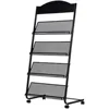 Floor-Standing Magazine Rack - Display & Store Newspapers, Magazines & Books - Simple Iron, Magazines Racks 1