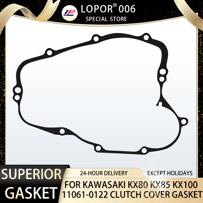 Motorcycle Engine Crankcase Clutch Cover Seal Gasket For Kawasaki Kx80 8800 Kx85 0622 Kx100 06