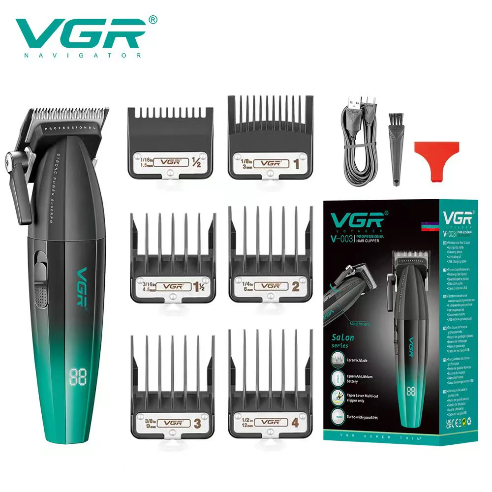 مجموعة ماكينة قص الشعر VGR Vgr 003 9000 دورة في ال...