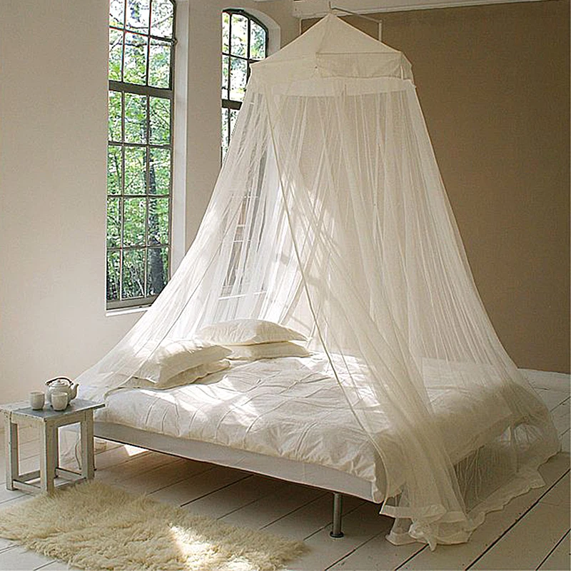 

Summer Mosquito Net Hanging Canopy Dome King Sleeping Mosquito Nets Bedroom Bed Fly Insect Hanging Tulle Curtain