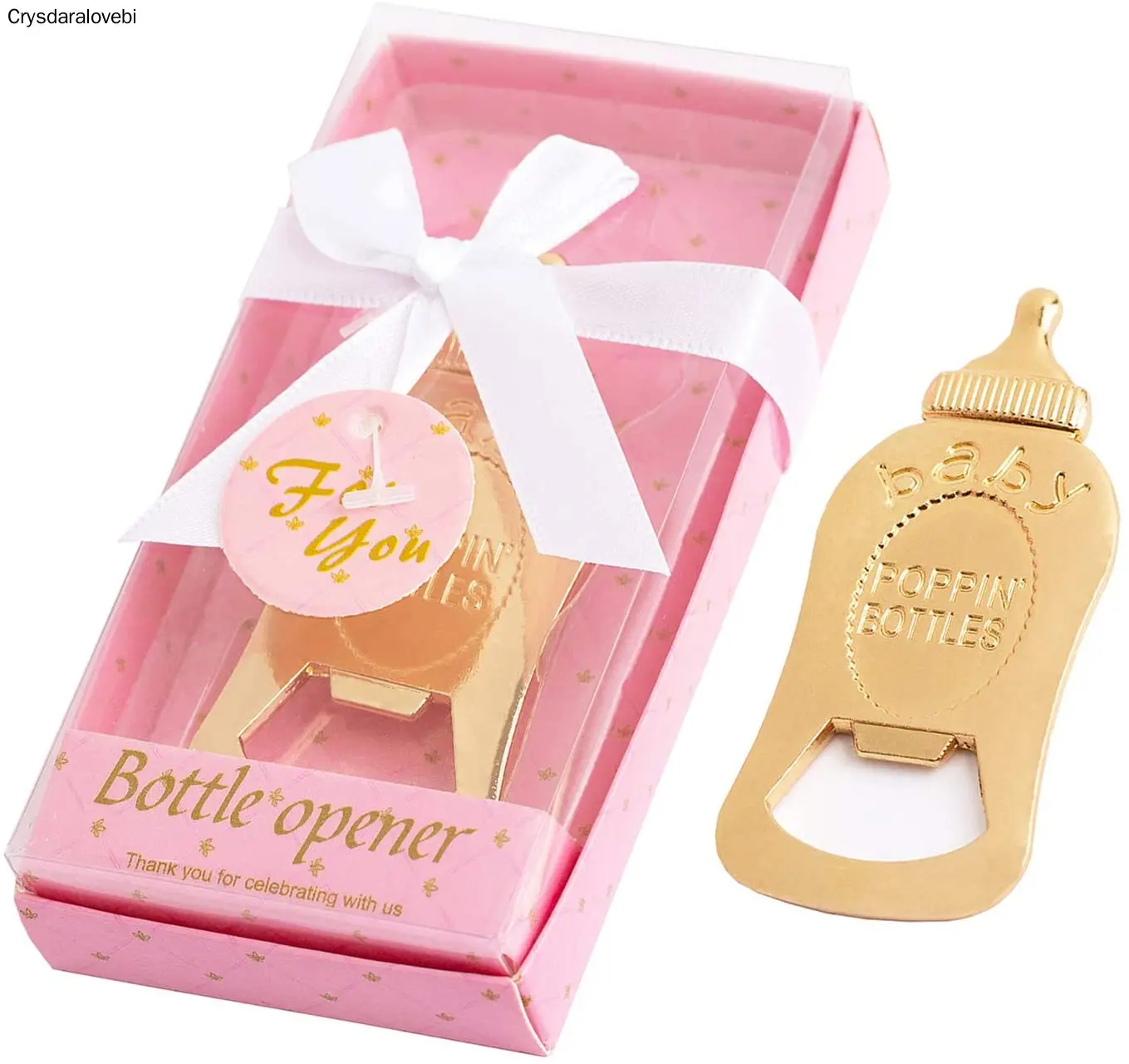 10 stücke Baby Fütterung Flasche Öffner für Baby Shower Favors