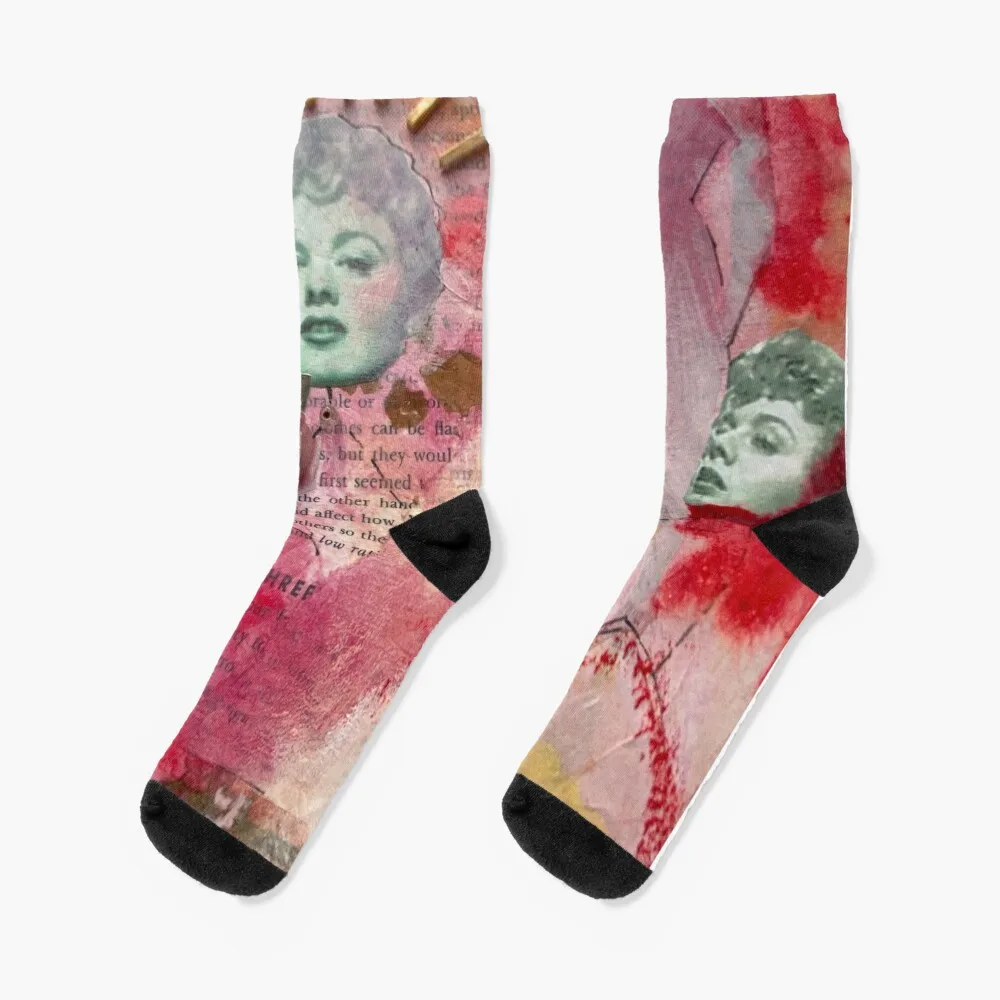 

Shirley You Jest Collage featuring Shelley Winters Socks tennis retro hip hop set Socks Men Women's