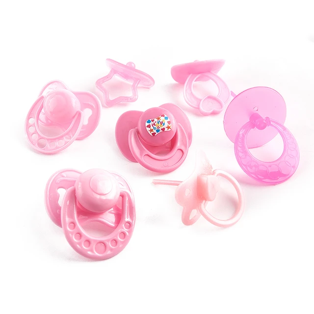 Nouveau 2pcs Mignon Poupée Tétine Pour Nouveau Reborn Bébé Poupées Enfants  Jouet Maison De Jeu De Poupée Fournitures Factice Mamelons - AliExpress