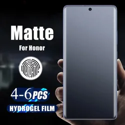 Matte Hydrogel Screen Protector - 4 - 6PCS, Anti - Glare, Flexible, Durable for 6Piece (Honor Magic 6 Lite)