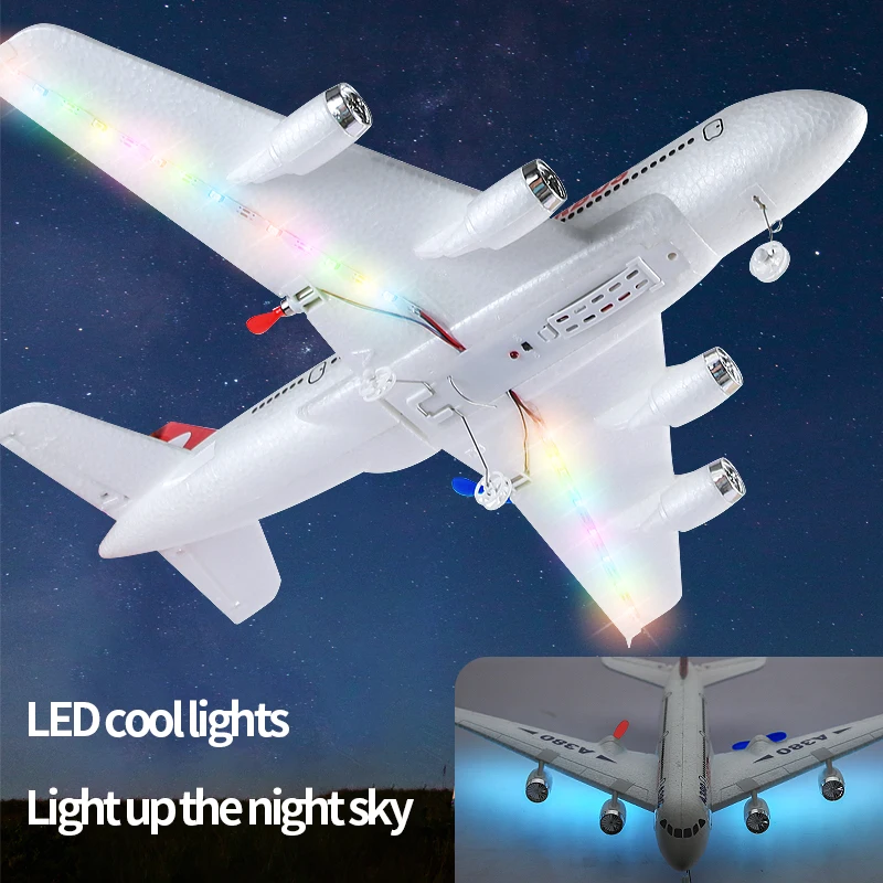 Hot Gyro Airplane Airbus A380 RC Airplane Foam Toys 2.4G Fixed Wing Plane Outdoor Toys Drone  Easy Fly Children Gift 3