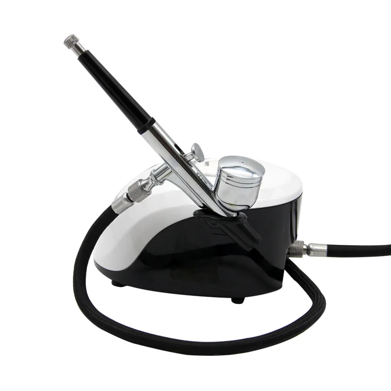 Water Oxygen Air Brush Injector Machine Face Steame Compressor Facial Airbrush Makeup Tattoo Cake Nail Art Desgin Graffiti Tools 6