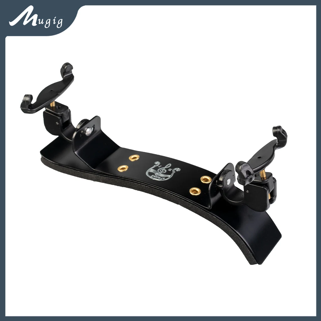 German Style 3/4 4/4 Violin Shoulder Rest Foam Pad Ti-Alloy Stand Adjustable Height Plastic Claws For 3/4 4/4 Electric Fiddles