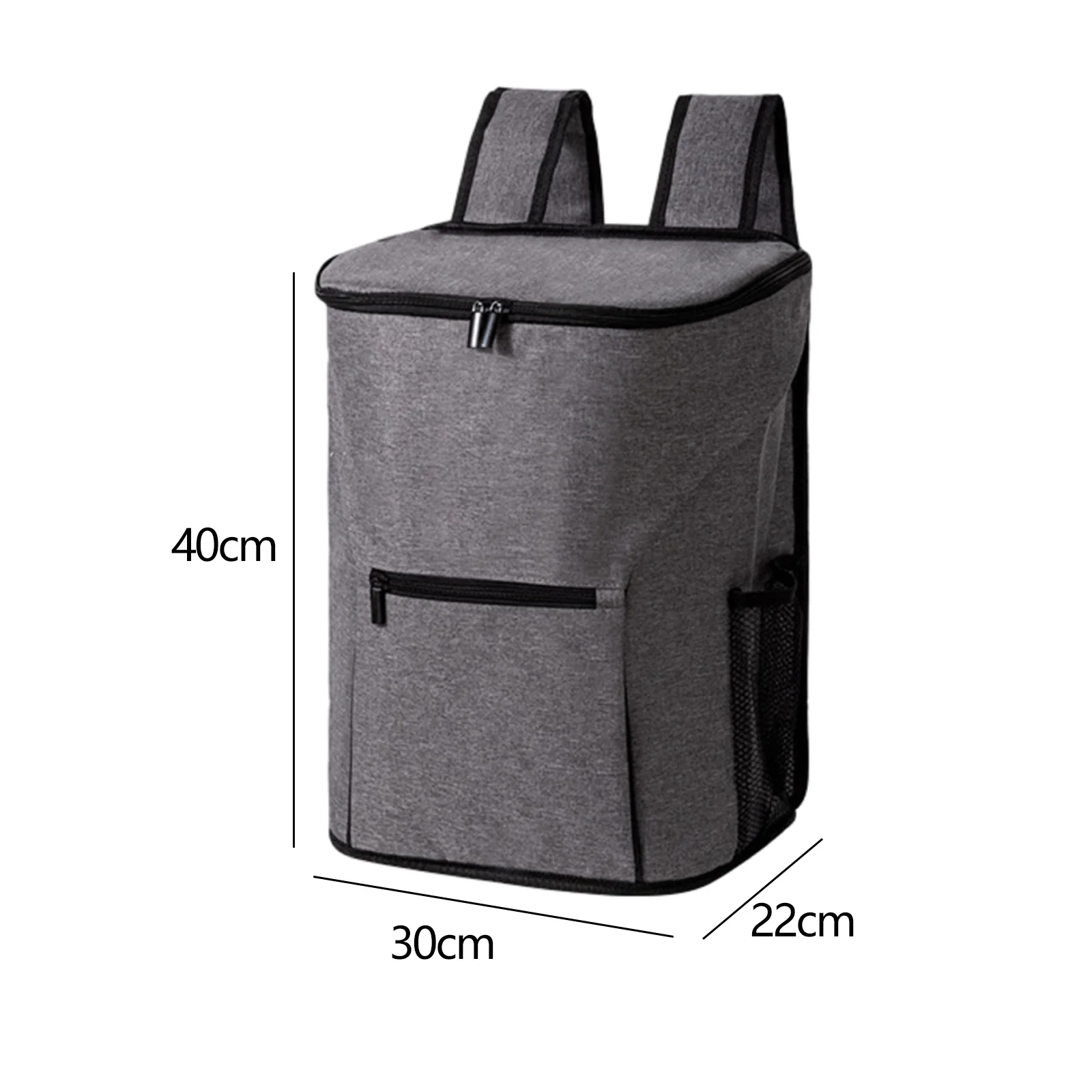 Waterproof Insulated Cooler Bags Thermal Backpack Zipper Cooler Lunch Beer Pouch for Outdoor Camping BBQ Picnic Travel Beach