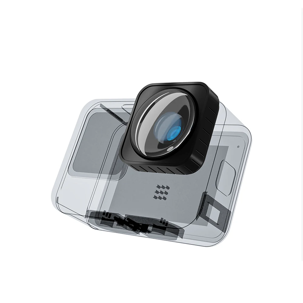 TELESIN Ultra Grand Angle 155° Lentille Max pour GoPro 9/10/11