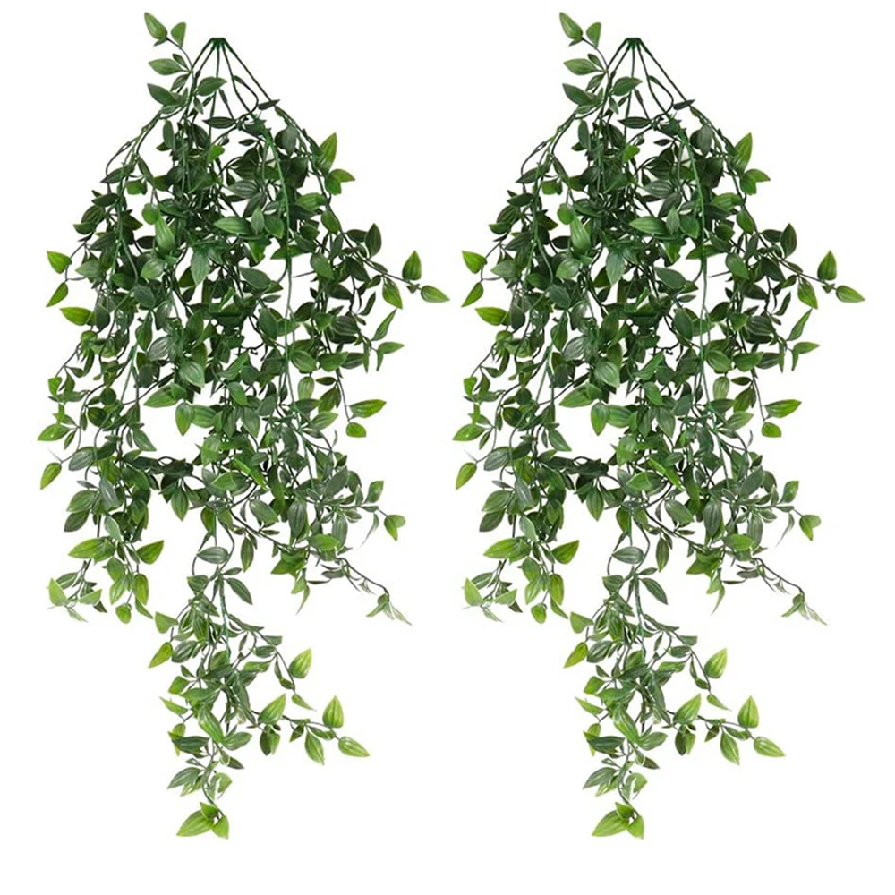 1 Bunch Artificial Hanging Plants Fake Plants Hanging Vines Home Garden  Office Indoor Outdoor Decor