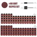 102pcs 80 100 Grit