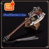 New 19cm World of Warcraft Weapon Gorehowl Axe Garrosh Hellscream Game Peripheral Metal Sword Model Samurai weapon Crafts Toys 1