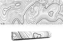Dual - Pack Mouse Mat - Soft Surface Anti - Slip Desk Pad for Home, Office, and Gaming Use (White)
