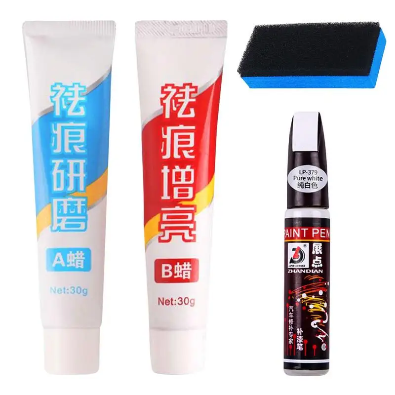 

Car Scratch Repair Cream Auto Body Paint Scratches Remover And Universal Polish Wax Detergent Removing Repair Tool Car Care