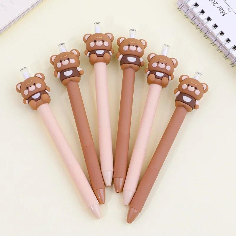 

Bear Shape Eternal Pen Pencil Can't Finish Writing without Cutting Pressing Pen Student Stationery