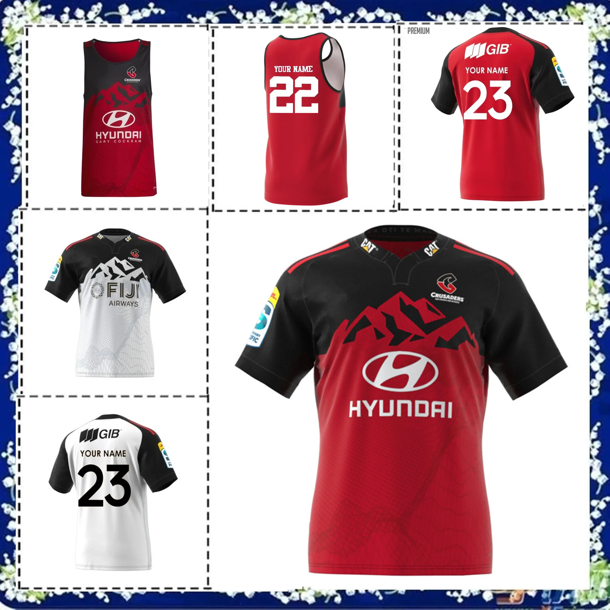 Crusaders Rugby Team Super Rugby Aotearoa Jerseys 2021