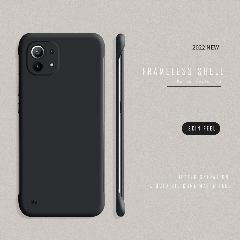 Custodia ultra sottile rigida per PC senza cornice per XIAOMI Mi 12 11 10 9 Lite SE 9T 10T 11T Pro Poco F3 Cover opaca_voghion.com