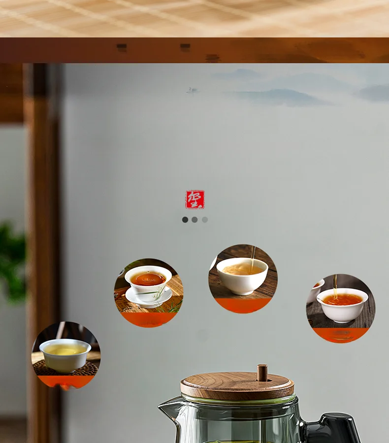 Large Capacity Dividing Teacup with Removable Glass Inner Tank - Tea Ceremony Water Separation Filter