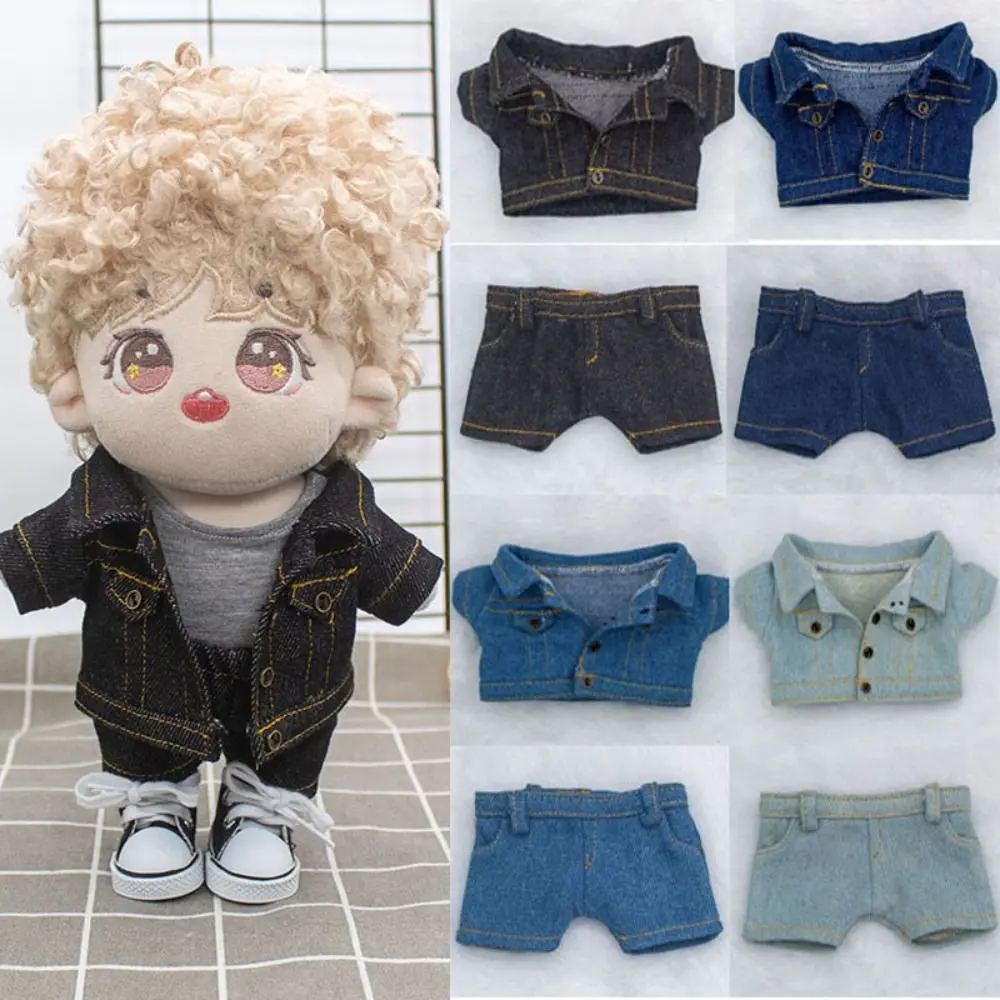 캐주얼 코튼 인형 옷, 인형 재킷 액세서리, 10cm, 4 가지 색상, 신제품 