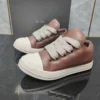 Rick Shoes Owens Jumbo Laces Man for Leather Casual Sneakers Women's Male Bread Style Designer Winter HighQualityFreeShippping 5