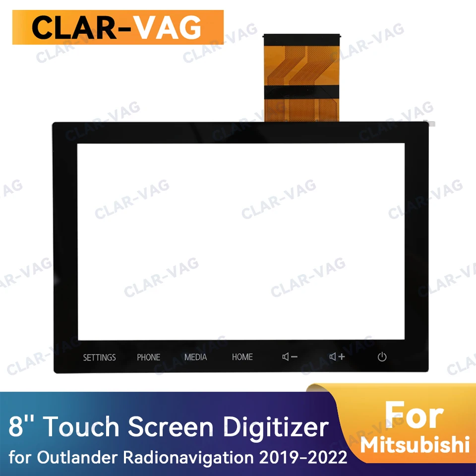 8 Inch Touch Screen Digitizer for MITSUBISHI Outlander-MK3 SAT NAV 8740A098 8740A103 Radio DVD Player GPS Navigation