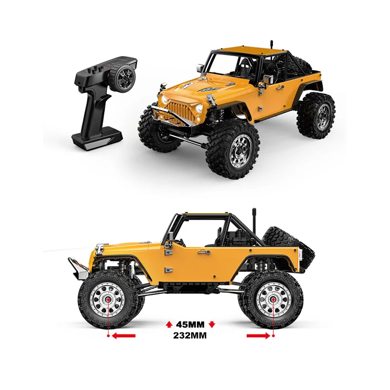 Mjx new h12y/h12y+ 1:12 full-scale remote-controlled mountaineering off-road vehicle, brushless electric home climbing car toy. 4