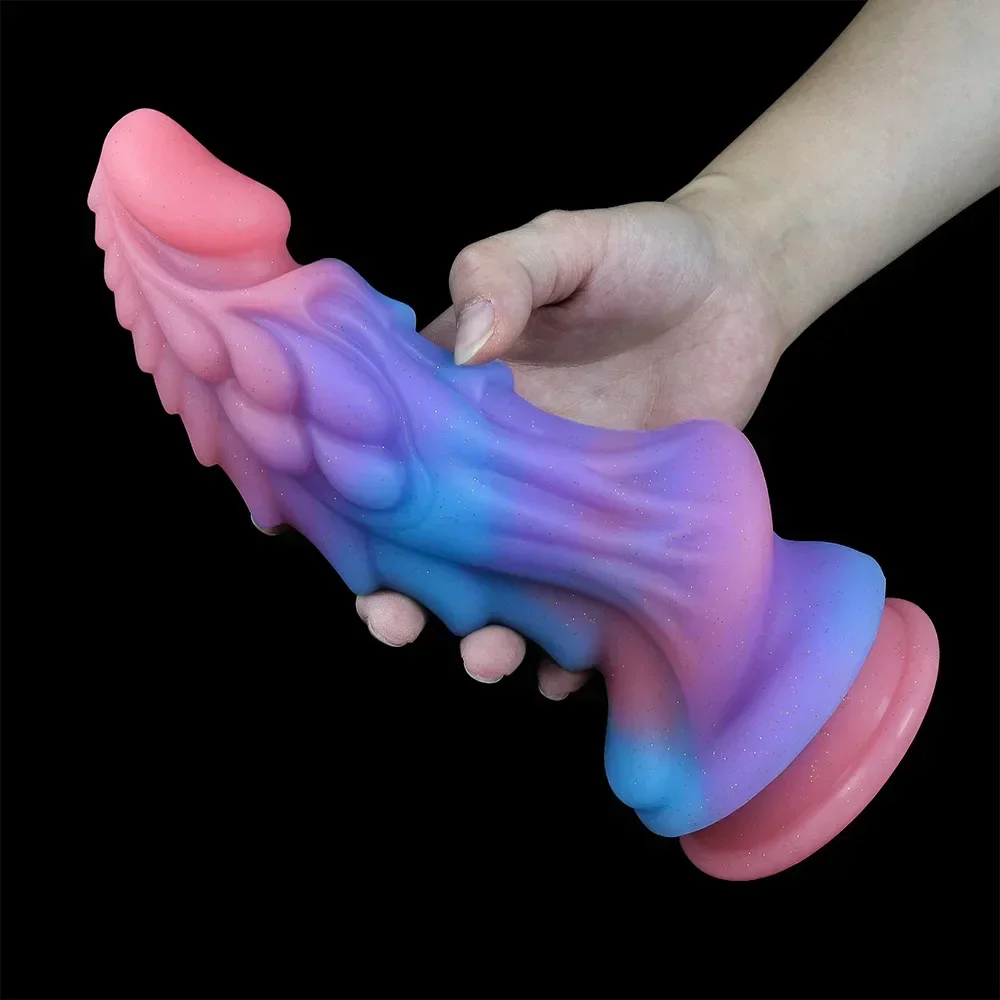 Fluorescent Bad Dragon Dildo Huge Luminous Dildos for Woman Silicone Suction Cup Dog Anal Plugs Masturbator Sex Toys for Couples sex toys