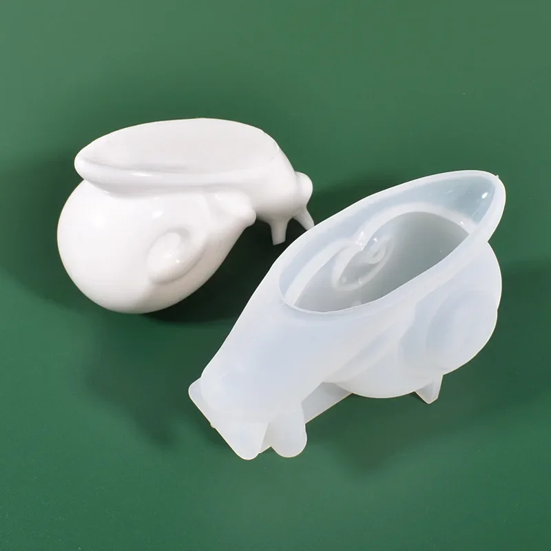 DIY Crystal Epoxy Resin Mold Snail Small Animal Mold Silicone Molds Casting Molds Snail Making Plaster Mould Home Decor Ornament