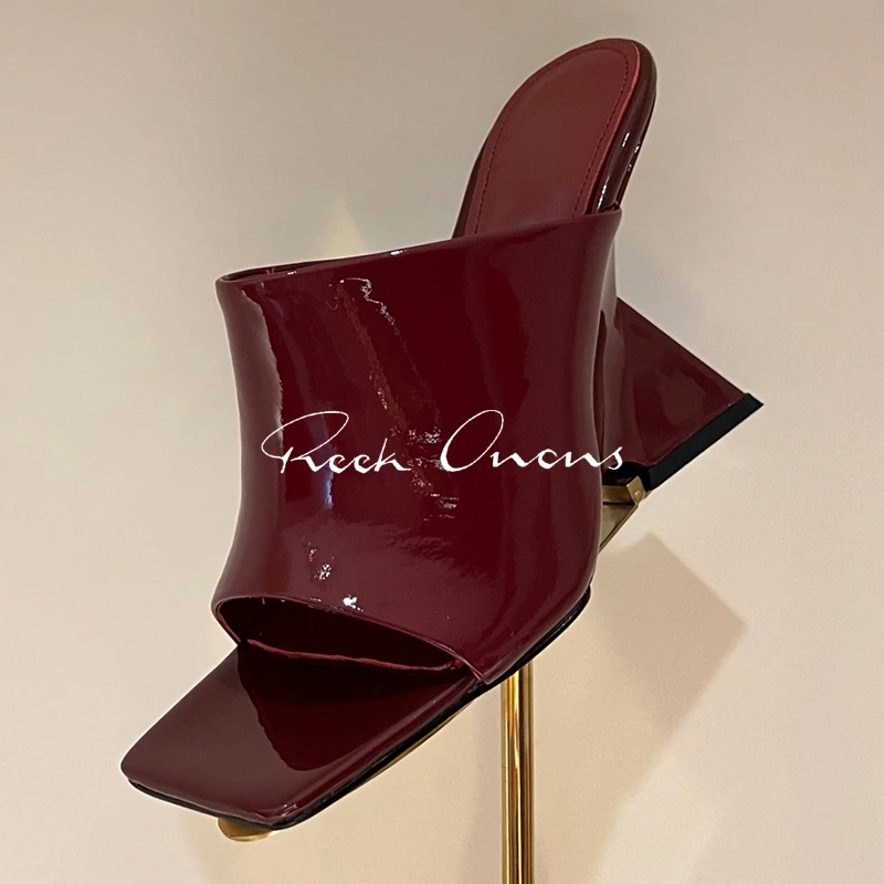 

Ladies Slippers 2023 Summer New Open Toe Design Banquet High Heel Sandals High-Quality Romanesque Square Head Female Pumps