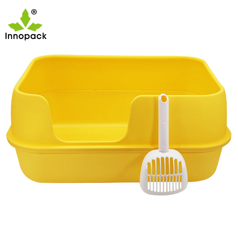 Oversizedopencatlitterboxlargespacesplashproofcattoiletcat