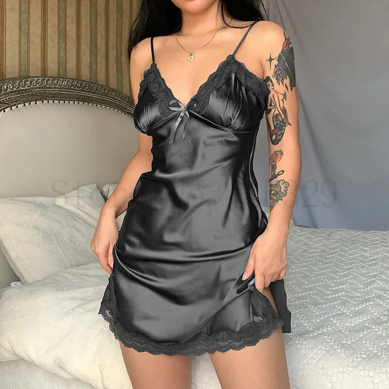 Print Flower Chemise Nightgown Sleepwear For Women women nightgowns,women nightdresses,sleeping dress