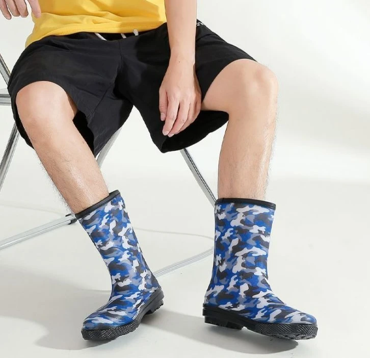 Waterproof Mid Height Men's Casual Boots For Work And Hiking_voghion.com