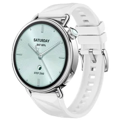 Diamond - Shaped Silicone Watch Strap, 18mm/22mm Sports Bracelet Band for 18mm watch strap (White)