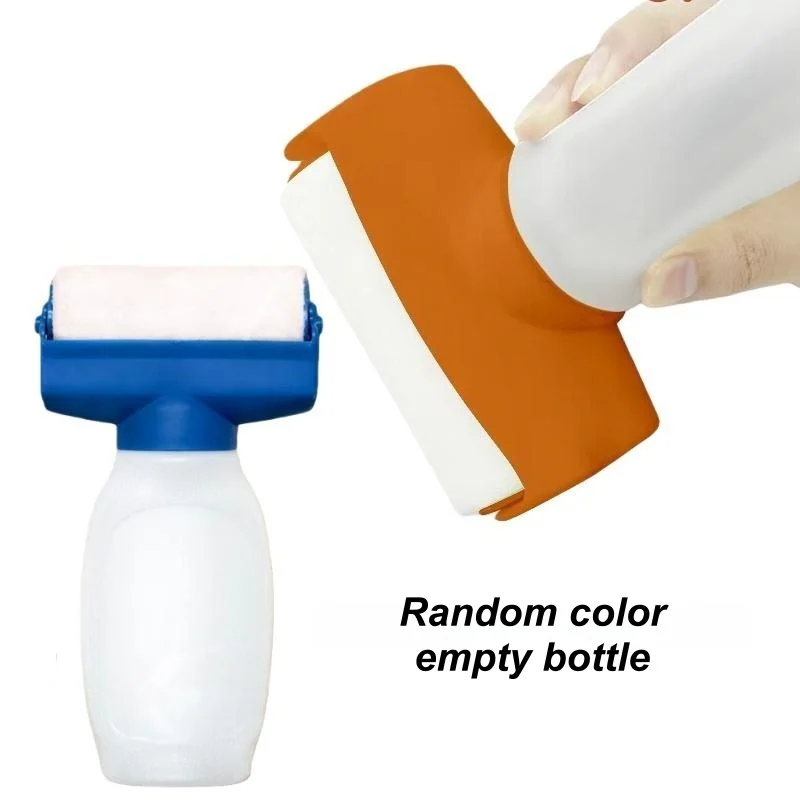 새로운 1Pcs 벽 수리 및 터치업 도구 재사용 가능한 350ml 페인트 롤러 브러시 수성 라텍스 페인트 플라스틱 병 DIY 액세서리