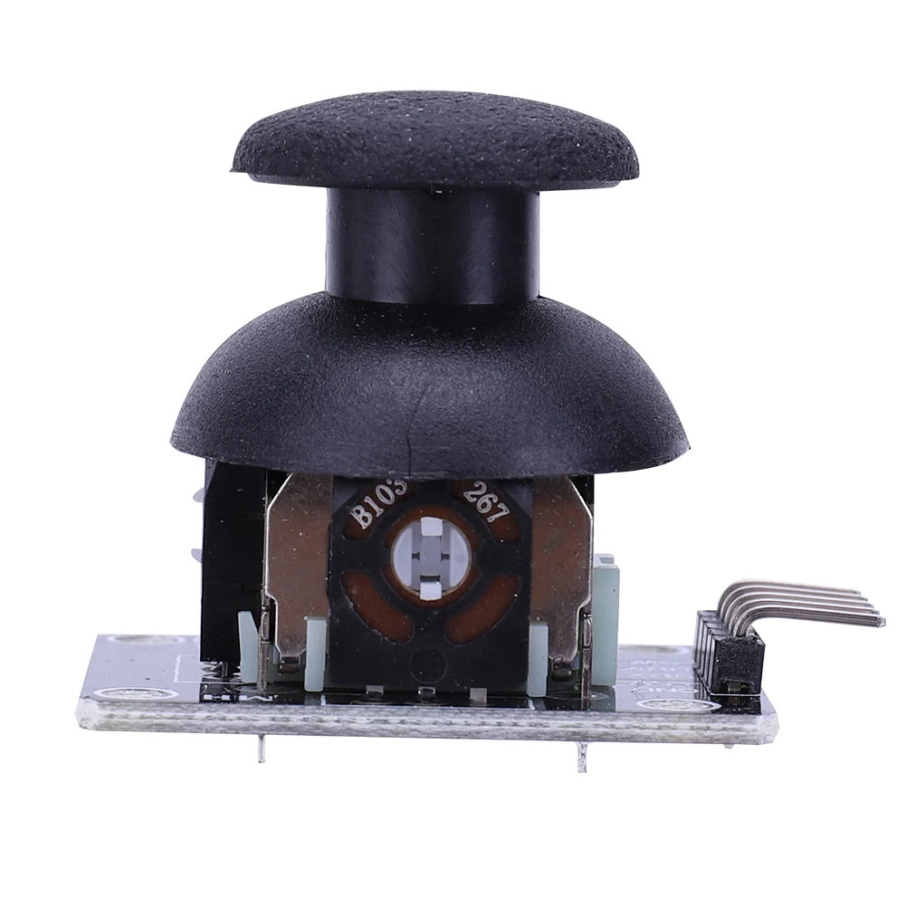 듀얼 축 게임 제어 로드 센서 2.54mm 핀 조이스틱 브레이크아웃 모듈 KY-02 게임 컨트롤러 센서 보드 XY 조이스틱 모듈