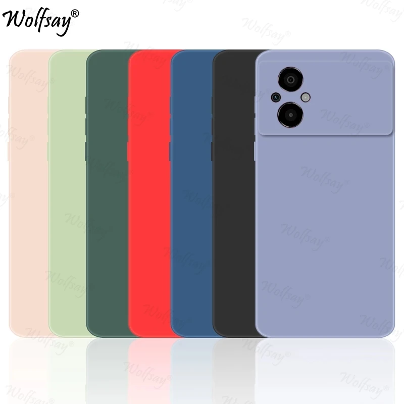 Custodia Per Caramelle Per Custodia Xiaomi Poco M5 Custodia In Silicone Liquido Originale Per Xiaomi Poco M5 Cover Per Poco M5 M5S M4 M3 F3 F4 X3 X4 G