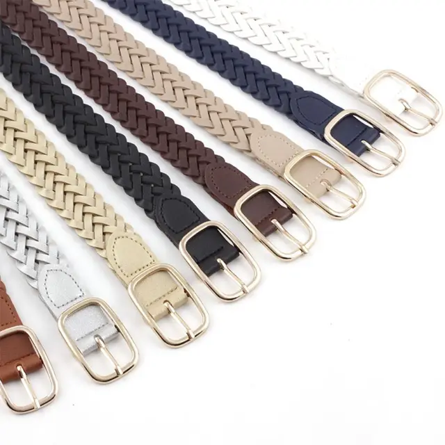 Verstelbare riem voor dames, damesmode, casual dunne riemen met automatische gesp van legering met hol patroon,Bruin,120CM/47.3 Verstelbare riem voor dames, damesmode, casual dunne riemen met automatische gesp van legering met hol patroon,Bruin,120CM/47.3