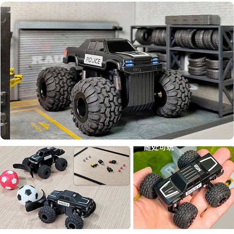 LDARC 1:58 M58 2.4G Mini RC Electric Remote Control Model Car Off-Road Vehicle Desktop Remote Control Vehicle RTR for Kids Toys 2