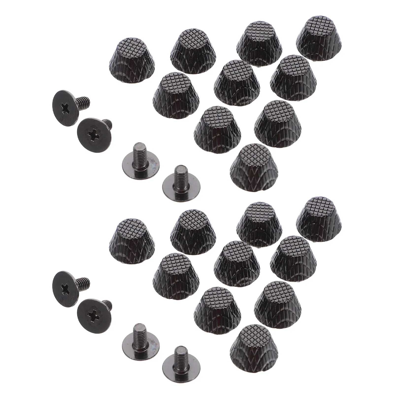 50개 나사형 합금 리벳 10mm 원형 돔 장식 스터드 핸드백 지갑 받침대 가방 가죽 공예 DIY 가방 제작용