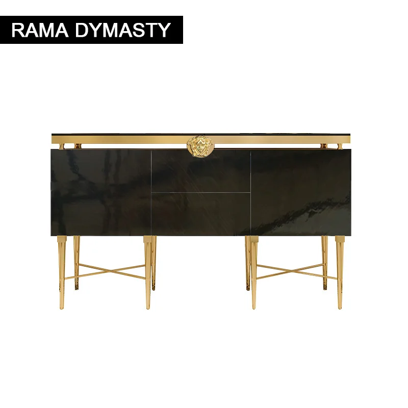 Dining Room Cabinet Sideboard Modern Simple Wooden Living Room Pantry Cabinet Storage
