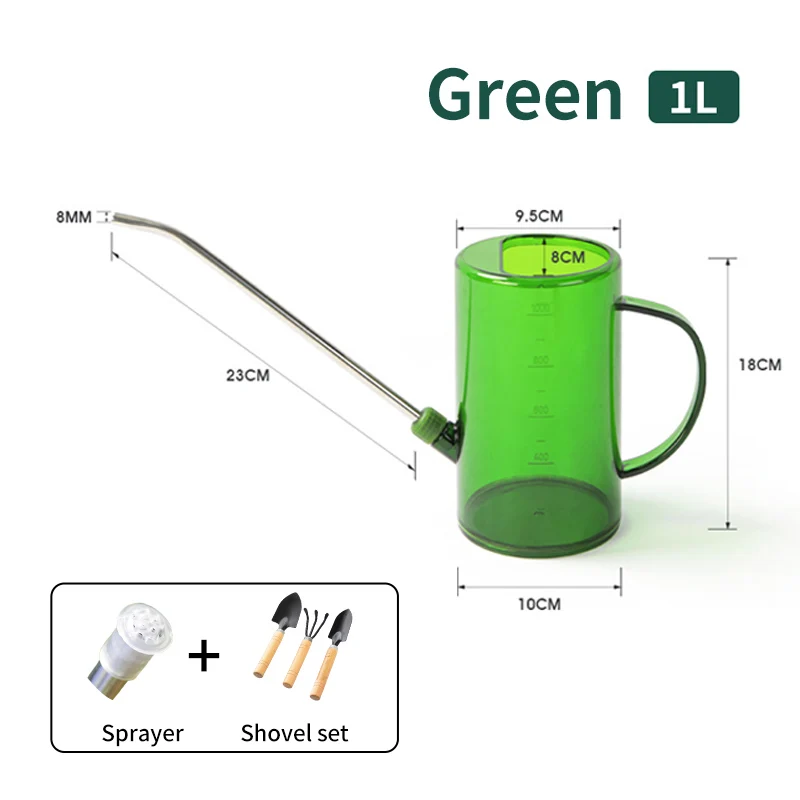 3pcs green 1L