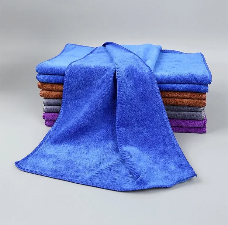 

35x75cm Fine fiber car wash towel absorbs water and is not easy to shed hair. Car cleaning towel can be used for car use