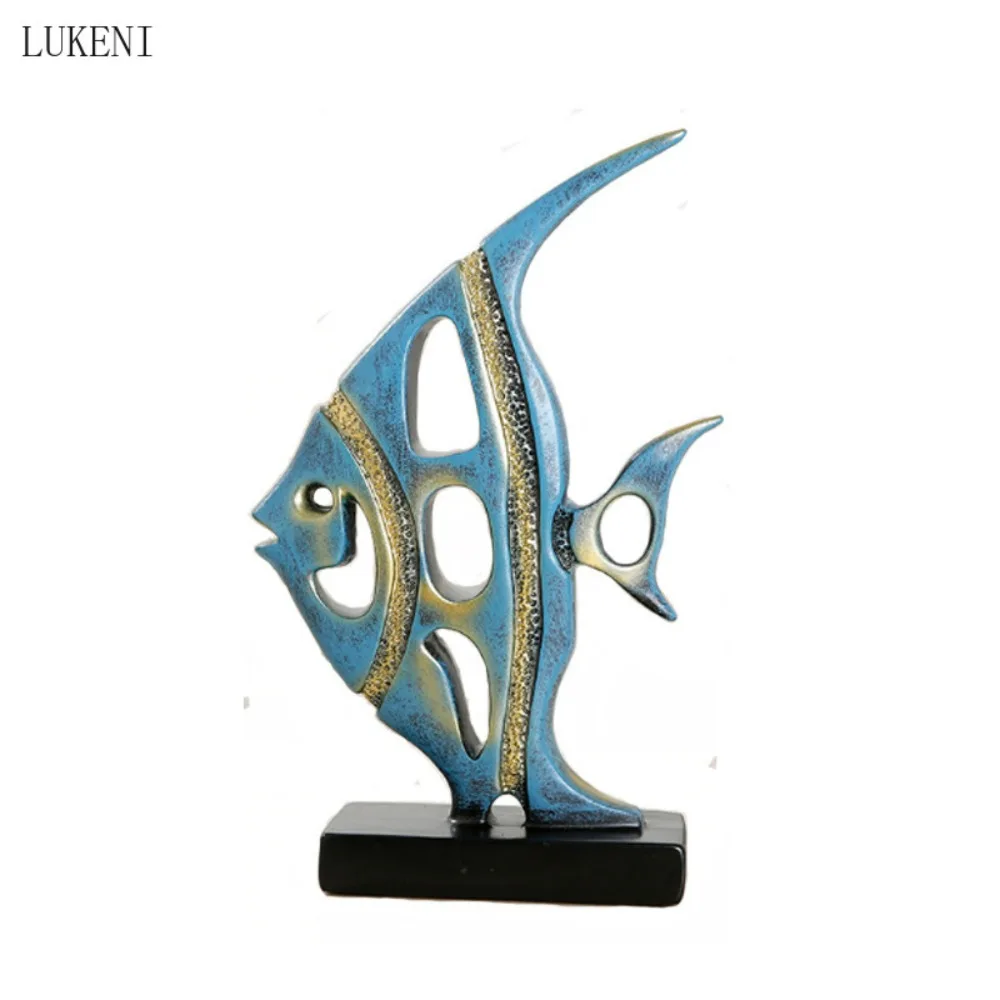 

Европейские поделки из смолы, украшение для рыб, украшение для спальни, гостиной, украшение для винного шкафа, отдельные украшения